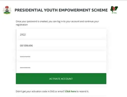 www.p-yes.gov.ng Portal Login